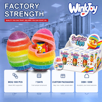 Bonbons gélifiés arc-en-ciel pelables à bas prix pour enfants, à mâcher, doux, pour collations exotiques, couleurs mélangées, surprise fruitée