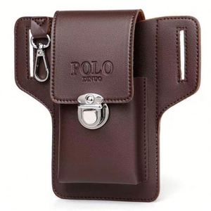 Étui de téléphone portable unisexe en cuir PU pour chantier de construction Usa Mairun, avec réduction de la pression, doublure en polyester et compartiment à cigarettes - Product Image 1