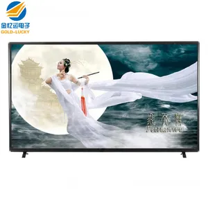 LCD TV üretici toptan fiyatlar ve düz ekran büyük Video duvar 4K UHD LED TV 100 inç akıllı TV