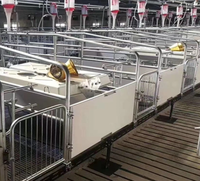 Ensemble de cloisons en PVC pour cage de maternité porcine européenne avec mangeoire et abreuvoir pour élevage porcin