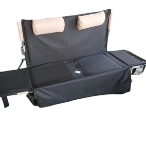 Chariot de siège pliable avec deux sièges amovibles et lavables pour voyager et l'extérieur <span class=keywords><strong>lit</strong></span> pratique - Product Image 3