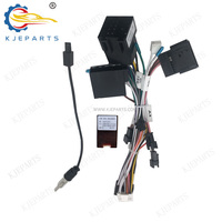 Adaptor otomotif 16Pin 10Pin tali pengikat dengan Canbus untuk pemutar Android mobil OLDs W203 2001-2004