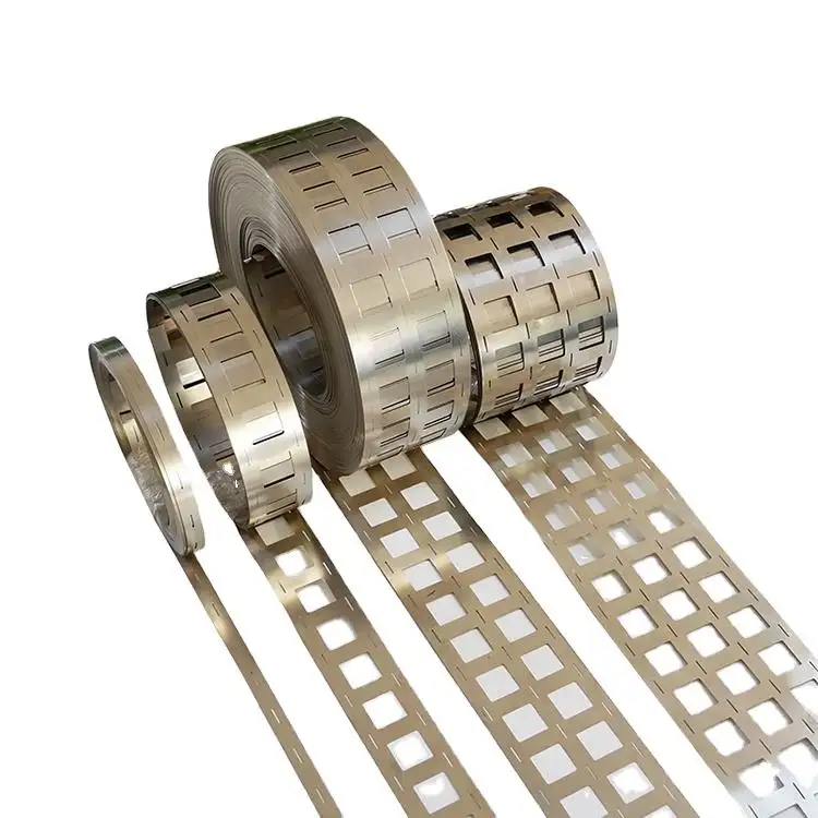 Benutzer definierte 1-8p 21700 Einstellbarer Abstand Nickel blechform Vernickeltes Stahlband für Nickel-Batterie platten streifen