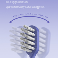 Brosse à dents électrique vibrante sonique rechargeable pour enfants et bébés, étanche IPX7, mignonne, marque privée OEM, en promotion directe usine