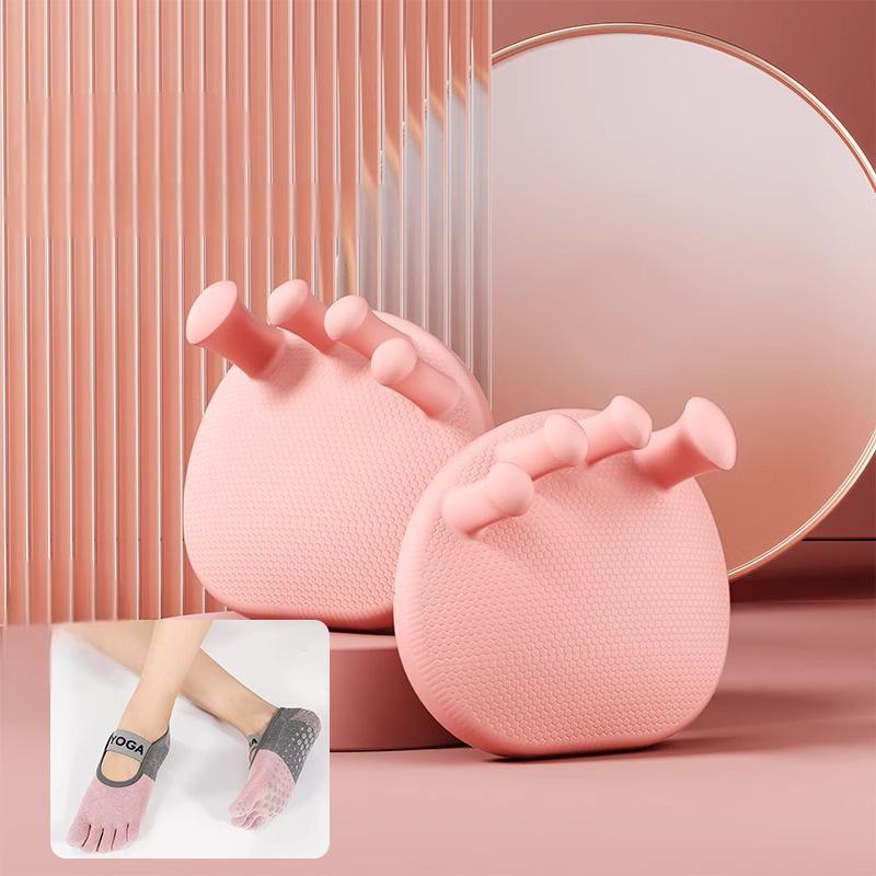 Arco rosa + calzini yoga rosa
