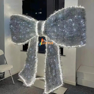 Lumières LED dynamiques 3D personnalisables en forme <span class=keywords><strong>de</strong></span> nœud pour l'extérieur, éclairage décoratif urbain pour Halloween, centres commerciaux et paysages en PVC - Product Image 5