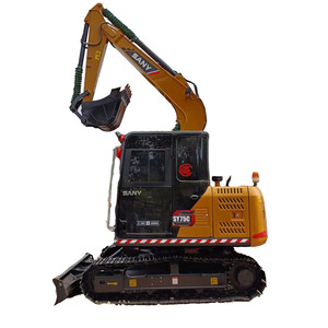 Excavadora Sany 75c usada 7.5ton Mini tiempo bajo con buenas condiciones Any75c Crawler 336d modelo 7ton peso operativo - Product Image 1