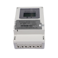 Pengukur energi tiga fase hemat biaya KWH Meter dengan pemasangan rel DIN buatan Tiongkok