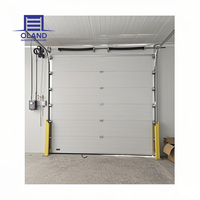 Portes sectionnelles isolées de haute qualité pour entrepôt, porte sectionnelle industrielle en mousse PU pour atelier ou garage