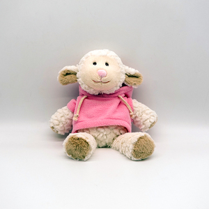 Áo len cừu xoăn màu hồng dễ thương bán chạy. 30cm đồ chơi sang trọng cho trẻ em thăng hoa truyền nhiệt tùy chỉnh Quà Tặng tiệc sinh nhật. - Product Image 2