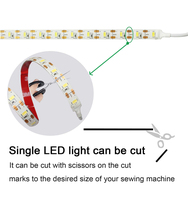 Tira de LED USB de 5V, SMD 2835, Blanco Frío 6500K, 30CM, 8MM, 18 LED, Atenuador Táctil USB, Enchufe EU/US/UK, Adaptador LED de 5V 2A