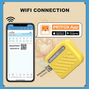 <span class=keywords><strong>Imprimante</strong></span> à jet d'encre portable Wiseprint WP127 MN Pro Mate TIJ, câblage de <span class=keywords><strong>connexion</strong></span> électrique - Product Image 5