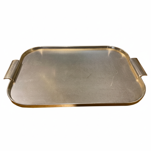 Bandeja de lujo con acabado dorado, bandejas decorativas para servir artesanías de Metal, decoración para fiestas de boda, accesorios de mesa, bandeja de Catering, decoración del hogar - Product Image 1