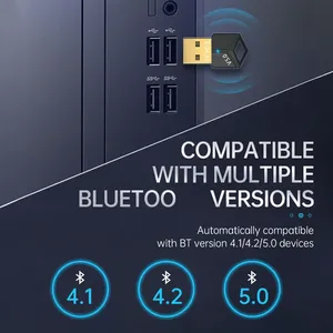 Adaptateur USB Bluetooth 5.0, récepteur <span class=keywords><strong>Audio</strong></span> sans fil, faible latence, mini transmetteur Bluetooth pour PC/transfert de fichiers RTL8761B - Product Image 2