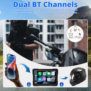 Tout-en-un 5-Inch Wireless Carplay and Android AutoGPS Recorder for Motorcycles New Condition <span class=keywords><strong>Cross</strong></span>-Border - Product Image 4