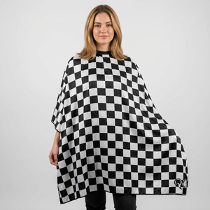 Capa de Peluquería Personalizada de Poliéster Pongee Impermeable y Antiestática para Hombre, Ajustable, con Logotipo Personalizado - Product Image 5