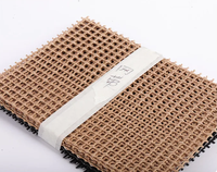 Bande transporteuse en maille de fibre de verre enduite de PTFE haute température 4*4 mm, qualité alimentaire, bande transporteuse en maille téflonnée
