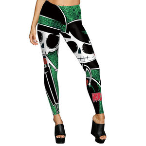 Mallas estampadas <span class=keywords><strong>con</strong></span> sublimación para Halloween, ropa de pesadilla antes de Navidad, venta al por mayor - Product Image 5