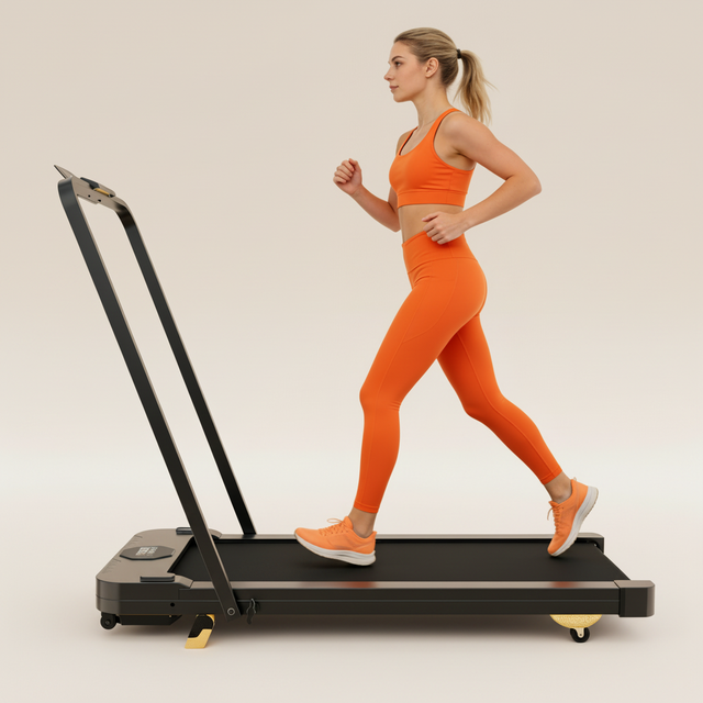 Custom Compact Electric Walking Pad Treadmill 240LBS Capacity with Remote Control for Home Use