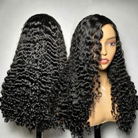 Perruque frontale en dentelle HD 13x4 13x6, 100% cheveux humains brésiliens, bouclés birmans, ondulations profondes lâches, densité 250%, pour femmes, usage quotidien