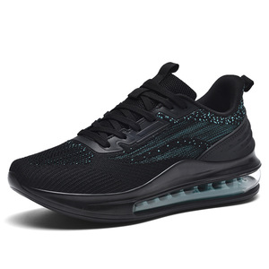 Chaussures de sport décontractées à lacets pour hommes, grandes tailles, toutes saisons, transfrontalières, avec semelle intégrale, pour la course, les étudiants et les activités de plein air, en tissu maille respirant - Product Image 6