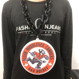 बड़े आकार के नेकलेस कस्टमाइज़ नेकलेस टीमों को फुटबॉल प्रशंसकों के लिए सोने की चेन - Product Image 4