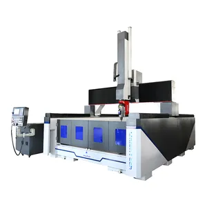 5 Axis Cnc Router For EPS Mold Carving 2030 3040 Large Size CNC Router 5Axis CNC Foam Cutter With Swing Head 360 degree