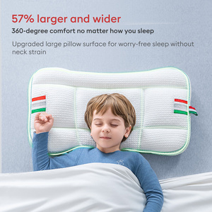Oreiller de soutien du cou pour tout-petits avec remplissage de graines de casse à base de plantes, soins orthopédiques de la colonne vertébrale et taie d'oreiller chauffante rafraîchissante - Product Image 5