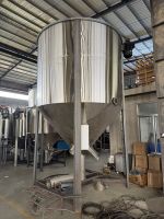 Nouvelle machine industrielle verticale en acier inoxydable pour le mélange et le séchage de granulés de plastique (masterbatch) en silo