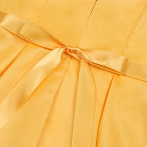 Girls One Shoulder Flying Sleeve Dress <b>Sequin</b> Bow Kids Formal Dress for Wedding Party Pageant - Product Image 6