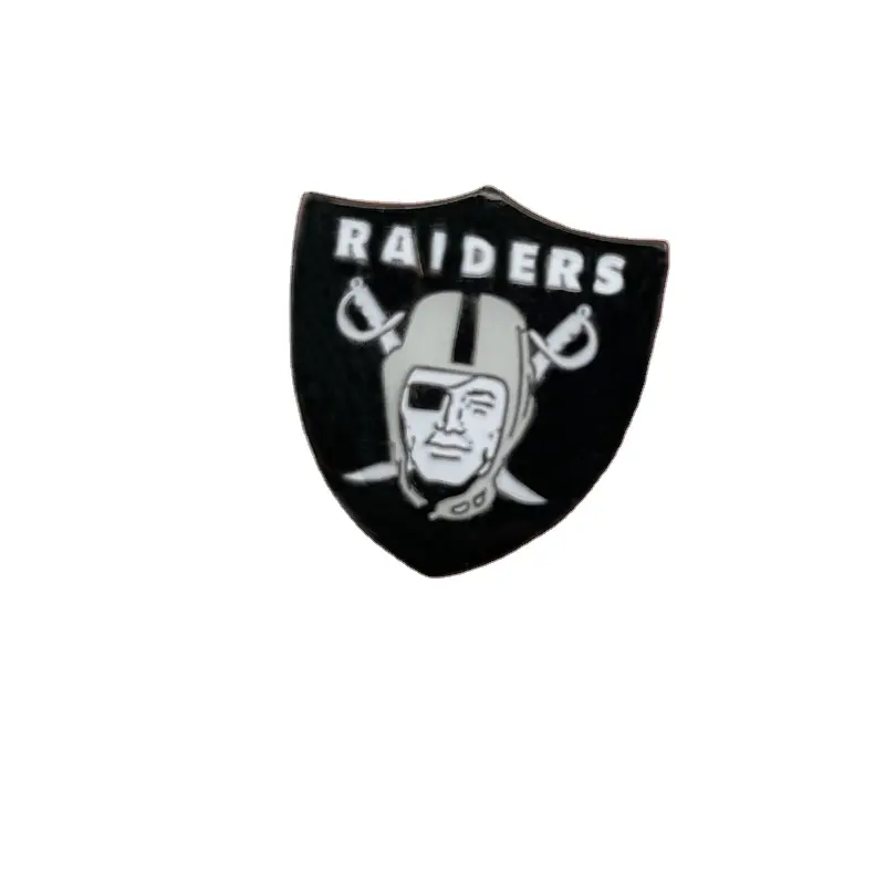 Hochwertige Oakland Raiders Rugby League Abzeichen Brosche Mode Team Metall Pin