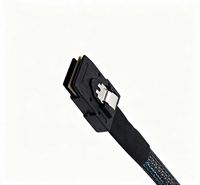 Adaptateur MINIS SAS 36 broches vers 36 broches, indice de protection IP66, longueur 1 m, conducteur en cuivre étamé 36 V pour connexion interne de serveur