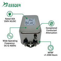 Schaffner FN2010-30-08 |   Filtro EMI Monofásico de 30A 250V AC/DC |   Alto Rendimiento |   Robusto |   Protección ESD |   Carcasa Metálica |