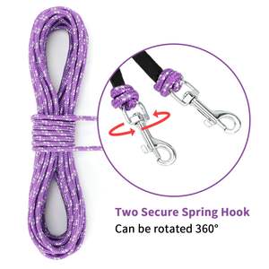 エスケーププルーフ耐久性のある安全なエクステンダー反射15 FT猫ロングリーシュウォーキング用屋外遊び子犬ウサギ - Product Image 3