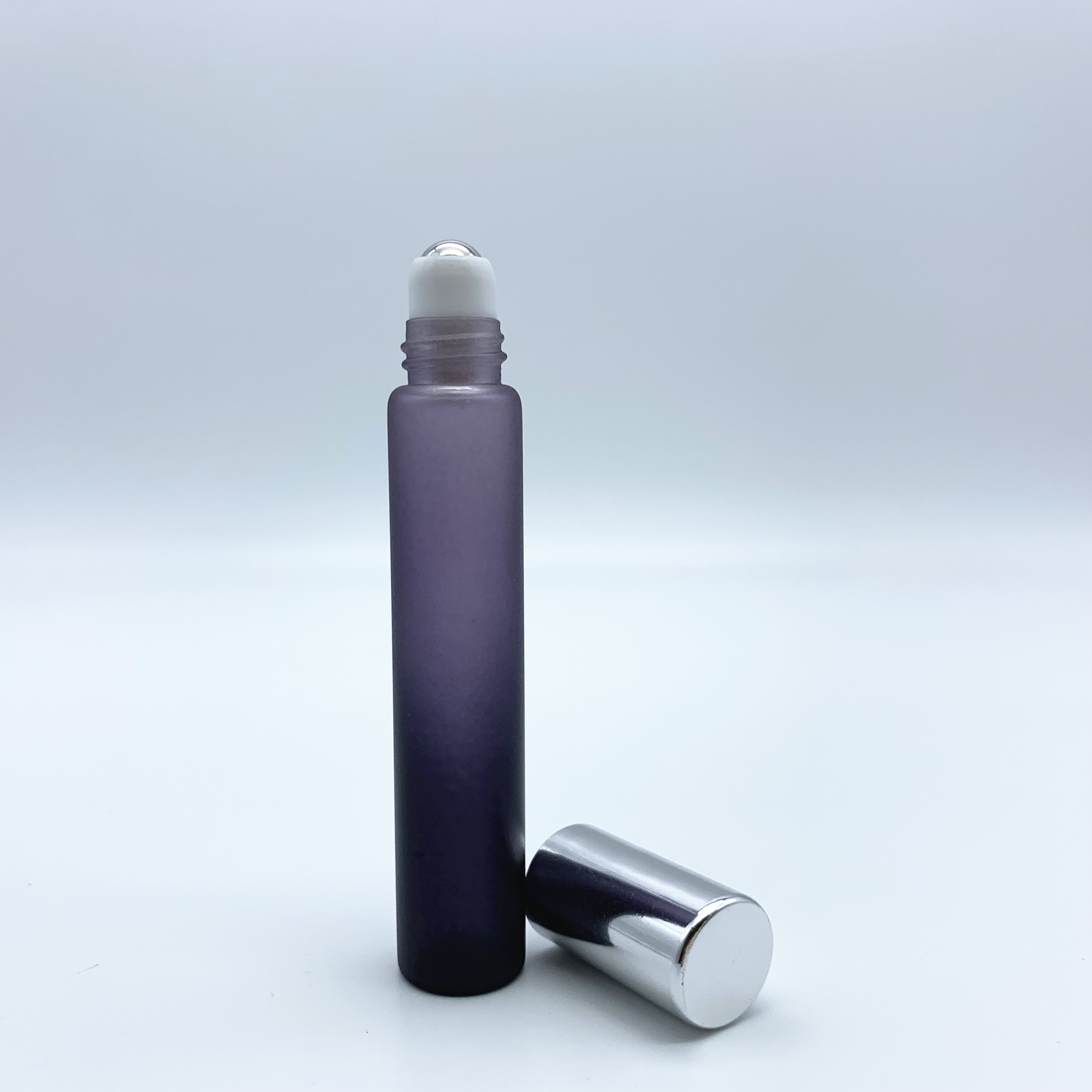Rainbow Gradient Empty Perfume Rollerball Bottle Airtight Non Toxic