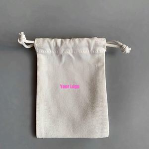 Petite pochette en coton anti-poussière avec cordon de serrage double, pochette recyclable pour artisanat, autocollants, cadeaux, bougies et cadres photo - Product Image 4