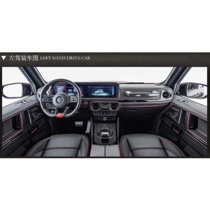 Intérieur de voiture de vente chaude adapté à <span class=keywords><strong>Mercedes</strong></span> Benz classe G W463A W464 conduite à gauche intérieur en carbone sec paquet de 7 pièces - Product Image 3