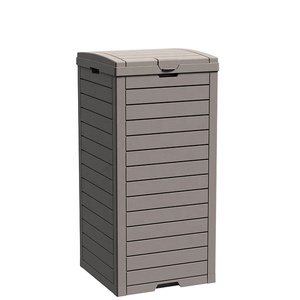 Poubelle à <span class=keywords><strong>compost</strong></span> en plastique de 38 gallons pour patios, cuisines et divertissements en plein air, avec couvercle et <span class=keywords><strong>bac</strong></span> d'égouttement - Product Image 3