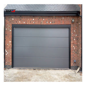 Vente en gros en usine <span class=keywords><strong>Porte</strong></span> de <span class=keywords><strong>garage</strong></span> <span class=keywords><strong>sectionnelle</strong></span> automatique étanche résidentielle de qualité pour villa Matériau en acier - Product Image 1
