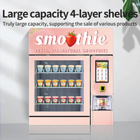 Hallo Vending Machine Leverancier Smoothie Automaat Zelfbedieningsblender Diepvriesfruit Vending Machine Smoothie Vending Machine