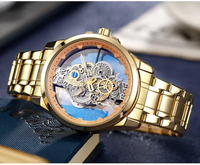 2025 Offre Spéciale vente en gros de luxe en acier inoxydable squelette montre-bracelet pour hommes montres Reloj Para Hombre montre intelligente