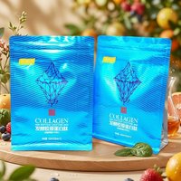 Sachets personnalisés imprimés en gros à 8 soudures latérales avec fenêtre transparente, fermeture éclair refermable, résistants à l'humidité, adaptés aux boissons solides