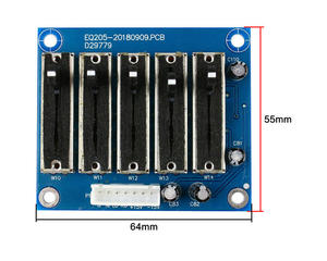 DC 10-24V โมดูลกรองสัญญาณความถี่ต่ำ อุปกรณ์เสริมแผ่นกรองแอมพลิฟายเออร์ 22Hz-300Hz บอร์ดปรีแอมป์ ควบคุมระดับเสียง สมาร์ทเบส โทนซับวูฟเฟอร์ - Product Image 3