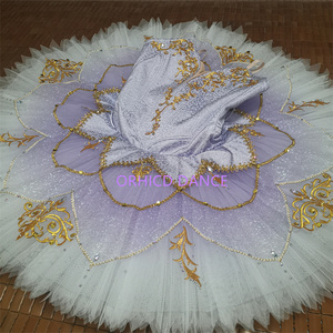 Bastante profesional de alta calidad 9-12 capas tamaño niños niñas <span class=keywords><strong>mujeres</strong></span> adultos rendimiento desgaste púrpura Ballet tutú - Product Image 3