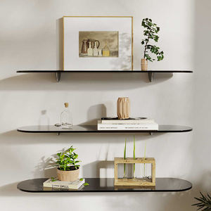 رف حائط أكريليك ملون مخصص منظم عناصر زخرفية رائع نيون لوسيت مثبت جداري للمنزل قوي - Product Image 3