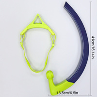 Tube de plongée sous-marine avec embout buccal en silicone, conception Dry Top pour la plongée et les vacances de plongée en apnée