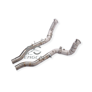 Tubo de Escape de Alto Flujo para Ferrari <span class=keywords><strong>Roma</strong></span> V8 3.9T 2020+, Tubo de Escape Delantero de Acero Inoxidable que Reduce la Presión - Product Image 3