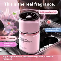 Rafraîchisseur d'air pour voiture moderne Parfum de poire longue durée Éclairage d'ambiance Ornement de siège en verre pour l'élimination des odeurs intérieures Non
