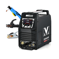 Poste à souder multi-processus 5 en 1 synergique MIG TIG MMA Plasma PMCT205BV, double tension 110V/220V, 200A