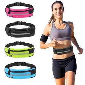Riñonera Deportiva Unisex de Neopreno con Diseño de Letras, Impermeable, para Teléfono, para Correr, Hacer Senderismo, con Soporte para Botella - Product Image 1